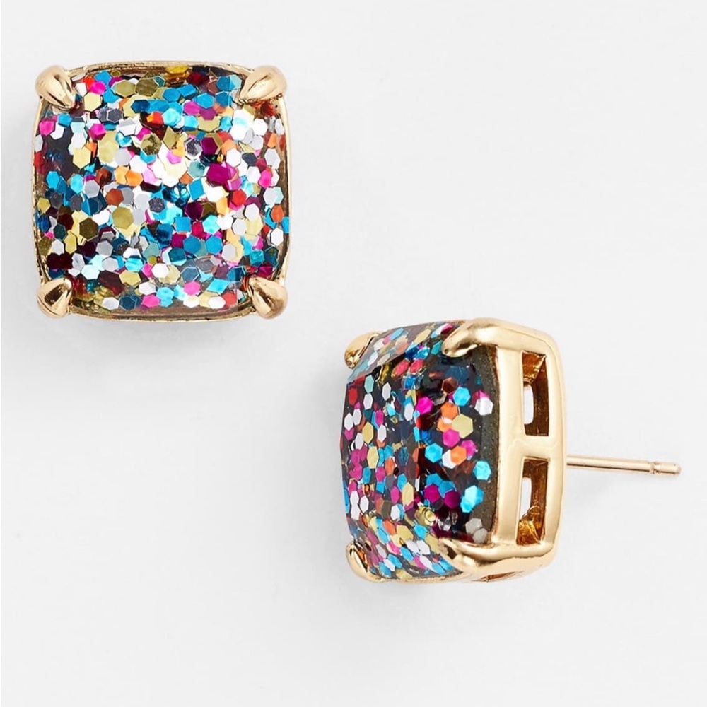Kate Spade Glitter Stud Earrings